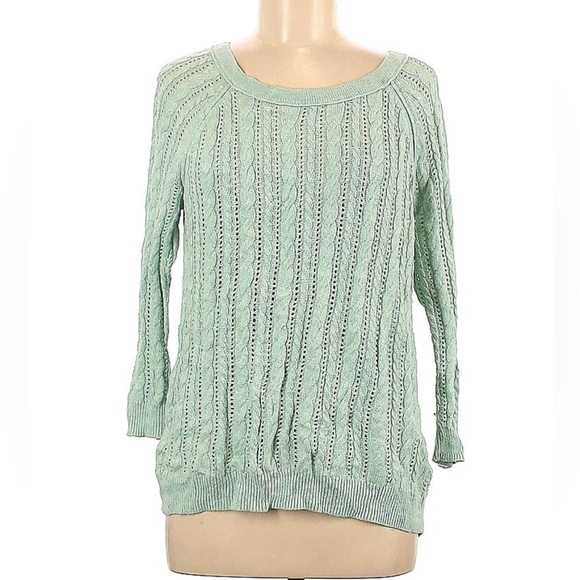 American Eagle Outfitters | light green long sleeve sweater - M - Picture 7 of 8